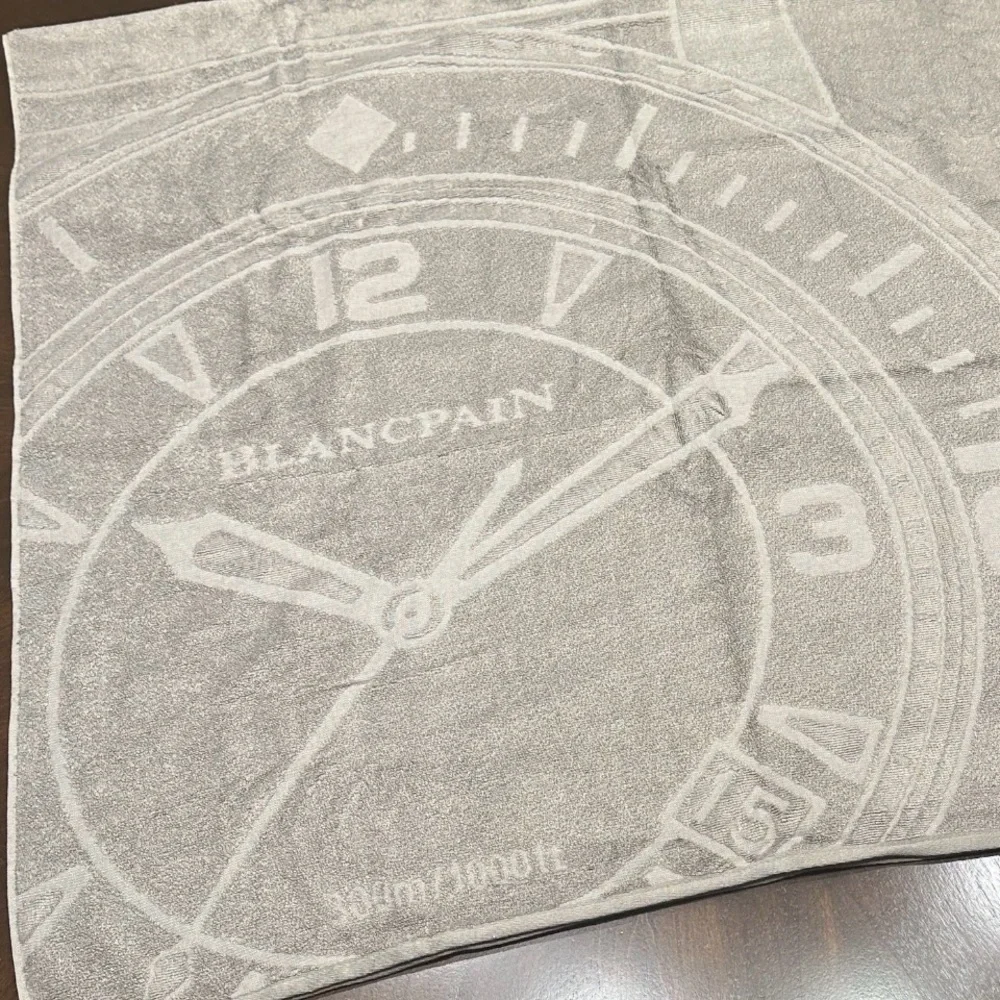 Blancpain Beige Towel with fifty fathoms design